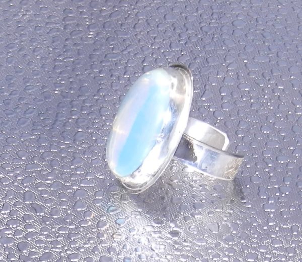 Medium Size Moonstone Cabochon Ring