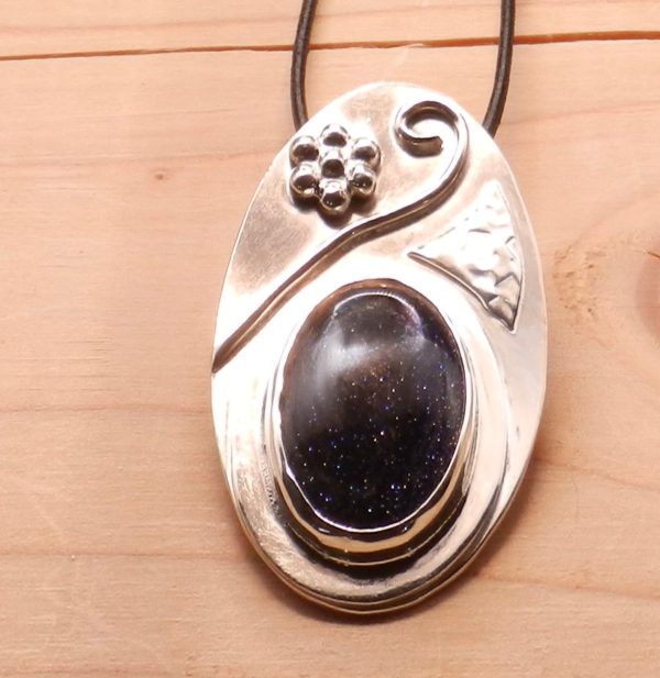 Sparkley Purple Stone on Silver - Image 5