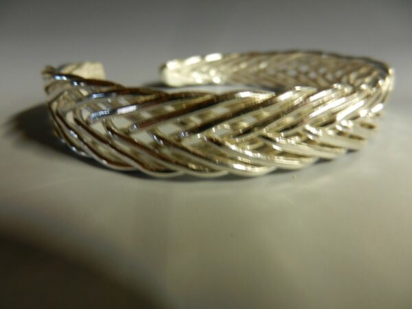 Nine Strand 925 Braided Cuff